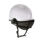 Load image into Gallery viewer, Skullerz 8974v Class E Safety Helmet W/8991 Visor Kit, Smoke Lens, 6-pt Ratchet Suspension, White, Ships In 1-3 Business Days