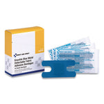 Load image into Gallery viewer, Blue Metal Detectable Fabric Adhesive Bandages, Four-wing Knuckle, 1.5 X 3, 40/box
