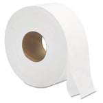 Load image into Gallery viewer, Jumbo Roll Bath Tissue, Septic Safe, 2-ply, White, 3.3" X 700 Ft, 12/carton