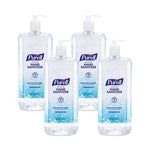 Load image into Gallery viewer, Advanced Hand Sanitizer Refreshing Gel, 1.5 L Pump Bottle, Clean Scent, 4/carton