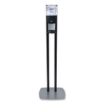 Load image into Gallery viewer, Es8 Hand Sanitizer Floor Stand With Dispenser, 1,200 Ml, 13.5 X 5 X 28.5, Graphite/silver