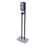Load image into Gallery viewer, Cs6 Hand Sanitizer Floor Stand With Dispenser, 1,200 Ml, 13.5 X 5 X 28.5, Graphite/silver