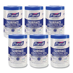 Load image into Gallery viewer, Healthcare Surface Disinfecting Wipes, 1-ply, 7" X 10", Unscented, White, 110 Wipes/canister, 6 Canisters/carton