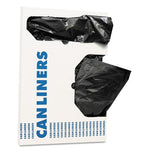 Load image into Gallery viewer, Linear Low Density Can Liners With Accufit Sizing, 16 Gal, 1 Mil, 24" X 32", Black, 250/carton