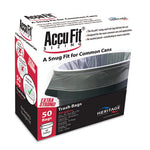 Load image into Gallery viewer, Linear Low Density Can Liners With Accufit Sizing, 44 Gal, 0.9 Mil, 37" X 50", Clear, 50/box