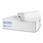 Load image into Gallery viewer, Draw-tuff Institutional Draw-tape Can Liners, 55 Gal, 1.9 Mil, 42.5" X 35.5", Natural, 10 Bags/roll, 5 Rolls/carton