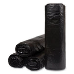 Load image into Gallery viewer, Low-density Commercial Can Liners, Coreless Interleaved Roll, 60 Gal, 1.2mil, 38" X 58", Black, 10 Bags/roll, 10 Rolls/carton