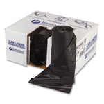 Load image into Gallery viewer, Low-density Commercial Can Liners, Coreless Interleaved Roll, 30 Gal, 0.9 Mil, 30" X 36", Black, 25 Bags/roll, 8 Rolls/carton