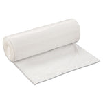 Load image into Gallery viewer, Low-density Commercial Can Liners, Coreless Interleaved Roll, 60 Gal, 0.7 Mil, 38" X 58", White, 25 Bags/roll, 4 Rolls/carton