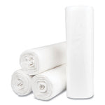 Load image into Gallery viewer, High-density Commercial Can Liners Value Pack, 30 Gal, 9 Mic, 30" X 36", Natural, 25 Bags/roll, 20 Interleaved Rolls/carton