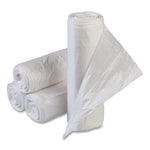 Load image into Gallery viewer, High-density Commercial Can Liners Value Pack, 33 Gal, 10 Mic, 33" X 39", Clear, 25 Bags/roll, 20 Interleaved Rolls/carton