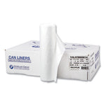 Load image into Gallery viewer, High-density Commercial Can Liners Value Pack, 60 Gal, 12 Mic, 38" X 58", Clear, 25 Bags/roll, 8 Interleaved Rolls/carton