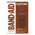 Load image into Gallery viewer, Ourtone Adhesive Bandages, Br55, 2.25 X 0.63; 3 X 0.75; 3 X 1, Medium Brown, 30/pack