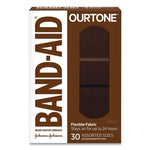Load image into Gallery viewer, Ourtone Adhesive Bandages, Br65, 2.25 X 0.63; 3 X 0.75; 3 X 1, Deep Brown, 30/pack