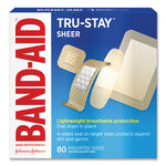 Load image into Gallery viewer, Tru-stay Sheer Strips Adhesive Bandages, Assorted, 80/box