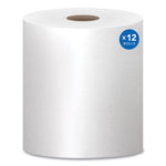 Load image into Gallery viewer, Essential Hard Roll Towels For Business, Absorbency Pockets, 1-ply, 8" X 800 Ft, 1.5" Core, White, 12 Rolls/carton