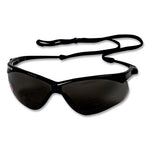 Load image into Gallery viewer, V60 Nemesis Rx Reader Safety Glasses, Black Frame, Smoke Lens, +2.5 Diopter Strength, 6/box