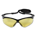 Load image into Gallery viewer, Nemesis Safety Glasses, Black Frame, Amber Lens