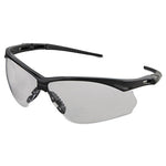 Load image into Gallery viewer, V60 Nemesis Rx Reader Safety Glasses, Black Frame, Clear Lens, +2.5 Diopter Strength