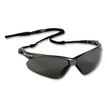 Load image into Gallery viewer, Nemesis Safety Glasses, Gunmetal Frame, Smoke Lens, 12/box