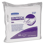 Load image into Gallery viewer, W4 Critical Task Wipers, Flat Double Bag, 12 X 12, Unscented, White, 100/bag, 5 Bags/carton