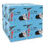 Load image into Gallery viewer, Power Clean Oil, Grease And Ink Cloths, 1/4 Fold, 12.5 X 12, Blue, 66/box, 8 Boxes/carton