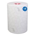 Load image into Gallery viewer, Slimroll Towels, 1-ply, 8" X 580 Ft, White/pink Core, Traditional Business, 6 Rolls/carton