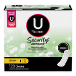 Load image into Gallery viewer, U By Kotex Security Lightdays Liners, Unscented, 129/pack