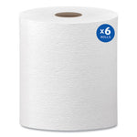 Load image into Gallery viewer, Hard Roll Paper Towels With Premium Absorbency Pockets, 1-ply, 8" X 600 Ft, 1.75" Core, White, 6 Rolls/carton