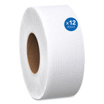 Load image into Gallery viewer, Essential 100% Recycled Fiber Jrt Bathroom Tissue For Business, Septic Safe, 2-ply, White, 3.55" X 1,000 Ft, 12 Rolls/carton