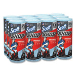 Load image into Gallery viewer, Shop Towels, Standard Roll, 1-ply, 9.4 X 11, Blue, 55/roll, 12 Rolls/carton