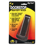 Load image into Gallery viewer, Big Foot Doorstop, No Slip Rubber Wedge, 2.25w X 4.75d X 1.25h, Brown