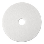 Load image into Gallery viewer, Low-speed Super Polishing Floor Pads 4100, 13" Diameter, White, 5/carton