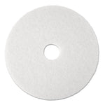 Load image into Gallery viewer, Low-speed Super Polishing Floor Pads 4100, 17" Diameter, White, 5/carton