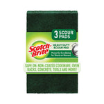 Load image into Gallery viewer, Heavy-duty Scour Pad, 3.8 X 6, Green, 10/carton