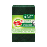 Load image into Gallery viewer, Heavy-duty Scouring Pad, 3.8 X 6, Green, 5/carton
