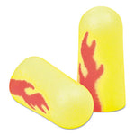 Load image into Gallery viewer, E-a-rsoft Blasts Earplugs, Cordless, Foam, Yellow Neon/red Flame, 200 Pairs/box