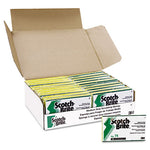 Load image into Gallery viewer, Medium-duty Scrubbing Sponge, 3.6 X 6.1, 0.7" Thick, Yellow/green, 20/carton