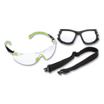 Load image into Gallery viewer, Solus 1000-series Safety Glasses, Green Plastic Frame, Clear Polycarbonate Lens