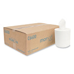 Load image into Gallery viewer, Morsoft Center-pull Roll Towels, 2-ply, 6.9" Dia, White, 600 Sheets/roll, 6 Rolls/carton