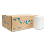 Load image into Gallery viewer, Valay Proprietary Tad Roll Towels, 1-ply, 7.5" X 550 Ft, White, 6 Rolls/carton