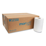 Load image into Gallery viewer, Morsoft Universal Roll Towels, 1-ply, 8" X 350 Ft, White, 12 Rolls/carton