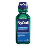 Load image into Gallery viewer, Nyquil Cold And Flu Nighttime Liquid, 12 Oz Bottle, 12/carton
