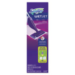 Load image into Gallery viewer, Wetjet Mop, 11 X 5 White Cloth Head, 46" Purple/silver Aluminum/plastic Handle