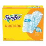 Load image into Gallery viewer, Refill Dusters, Dust Lock Fiber, 2" X 6", Light Blue, 18/box, 4 Boxes/carton