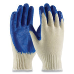 Load image into Gallery viewer, Seamless Knit Cotton/polyester Gloves, Regular Grade, Small, Natural/blue, 12 Pairs