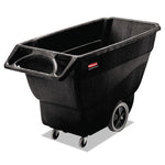Load image into Gallery viewer, Structural Foam Tilt Truck, 151 Gal, 600 Lb Capacity, Plastic, Black