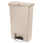 Load image into Gallery viewer, Streamline Resin Step-on Container, Front Step Style, 13 Gal, Polyethylene, Beige