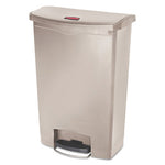 Load image into Gallery viewer, Streamline Resin Step-on Container, Front Step Style, 24 Gal, Polyethylene, Beige