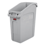 Load image into Gallery viewer, Slim Jim Under-counter Container, 13 Gal, Polyethylene, Gray